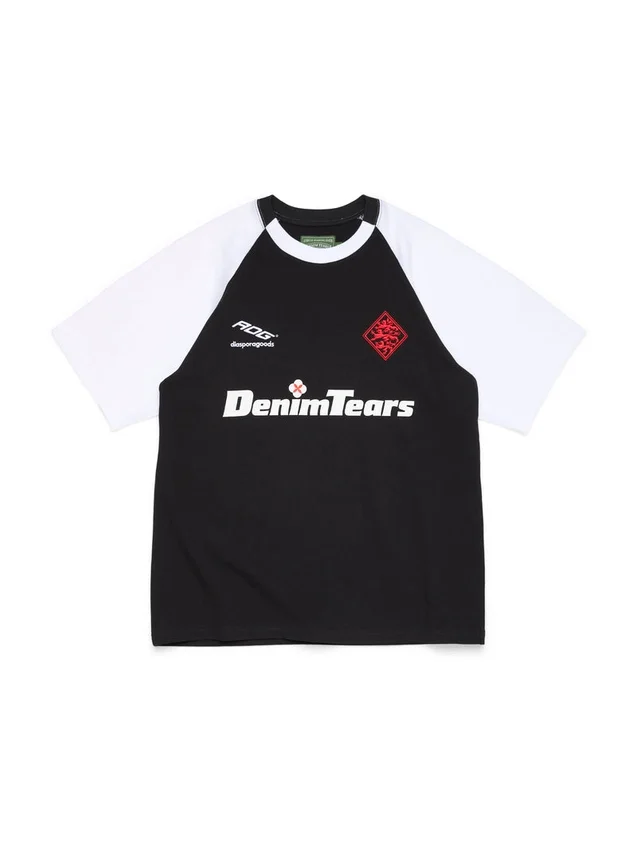 DT Football Raglan-T-Shirt Schwarz