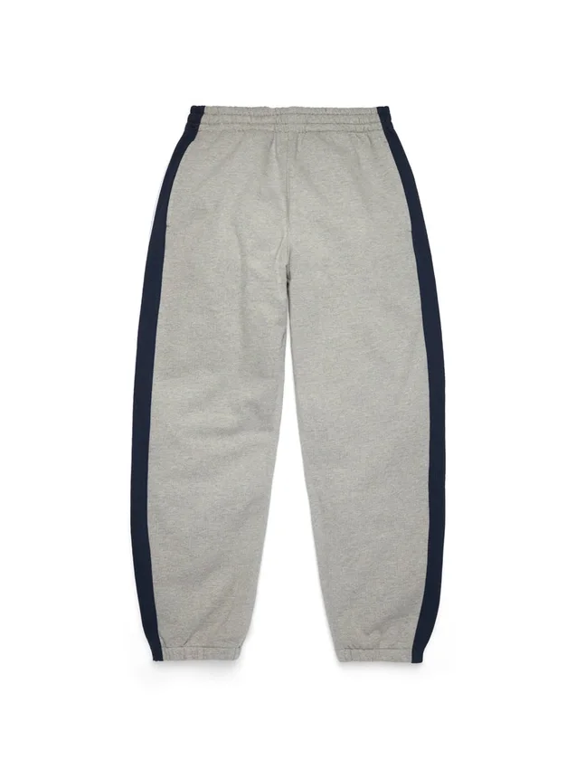 DT Stripe Jogginghose mit offenem Saum, grau