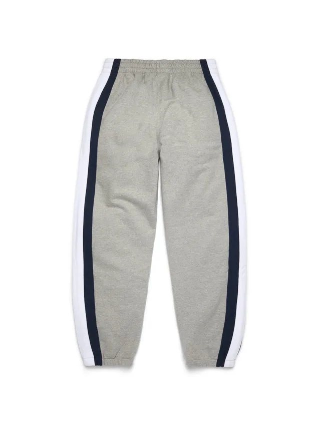 DT Stripe Jogginghose mit offenem Saum, grau