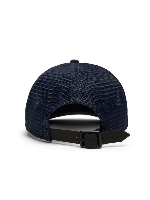 DT-Trucker-Cap mit Stempel-Muster, Marineblau