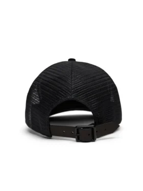 DT Trucker-Cap mit Stempel-Muster, schwarz