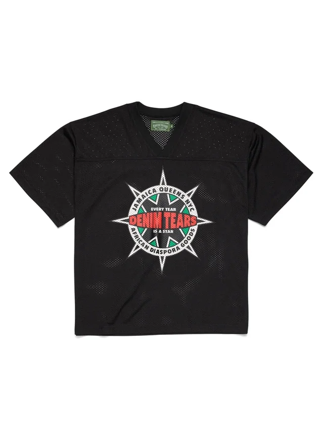 Every Star Football-Trikot, schwarz