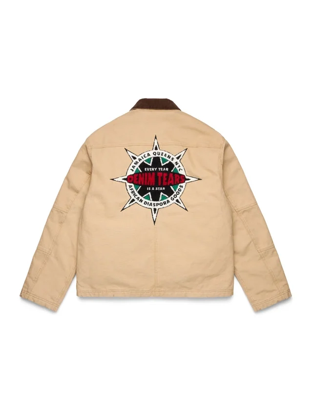 „Every Tear Is A Star“-Arbeitsjacke, Khaki