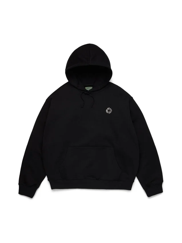Gel Wreath Hoodie Schwarz