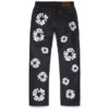 Gerade „Cotton Wreath“-Denim-Jeanshose mit Selvedge