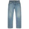 Gerade geschnittene Denim-Jeans in heller Waschung