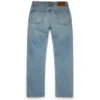 Gerade geschnittene Denim-Jeans in heller Waschung