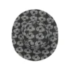 Jacquard-Wreath-Bucket-Hat, gewaschen, schwarz