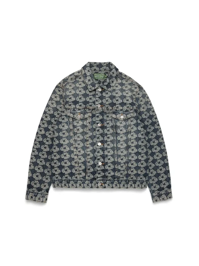 Jacquard-Wreath-Denim-Jeansjacke
