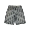 Jacquard-Wreath-Denim-Jeansshorts