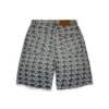 Jacquard-Wreath-Denim-Jeansshorts