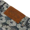 Jacquard-Wreath-Denim-Jeansshorts