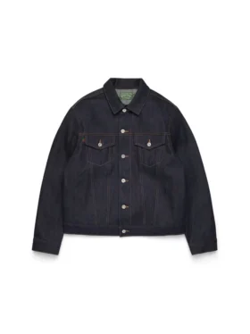 Jeansjacke mit Webkante