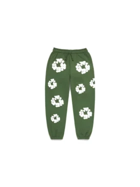 Kinder-Cotton Wreath Sweatpant, grün