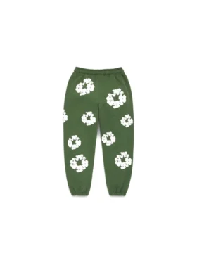 Kinder-Cotton Wreath Sweatpant, grün