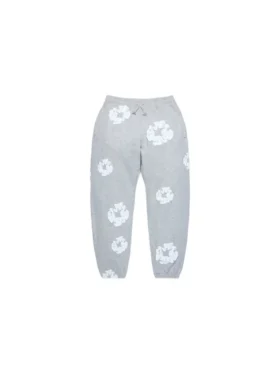 Kinder-Cotton Wreath Sweatpant in Grau