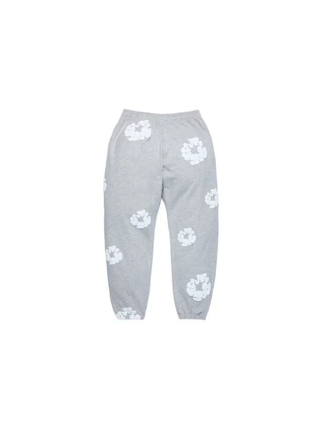 Kinder-Cotton Wreath Sweatpant in Grau