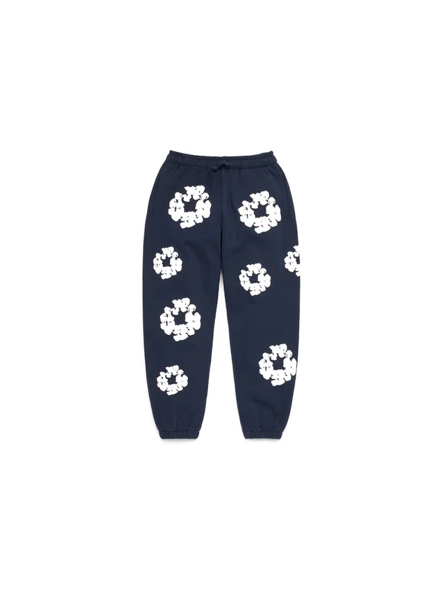 Kinder-Cotton Wreath Sweatpant in Marineblau