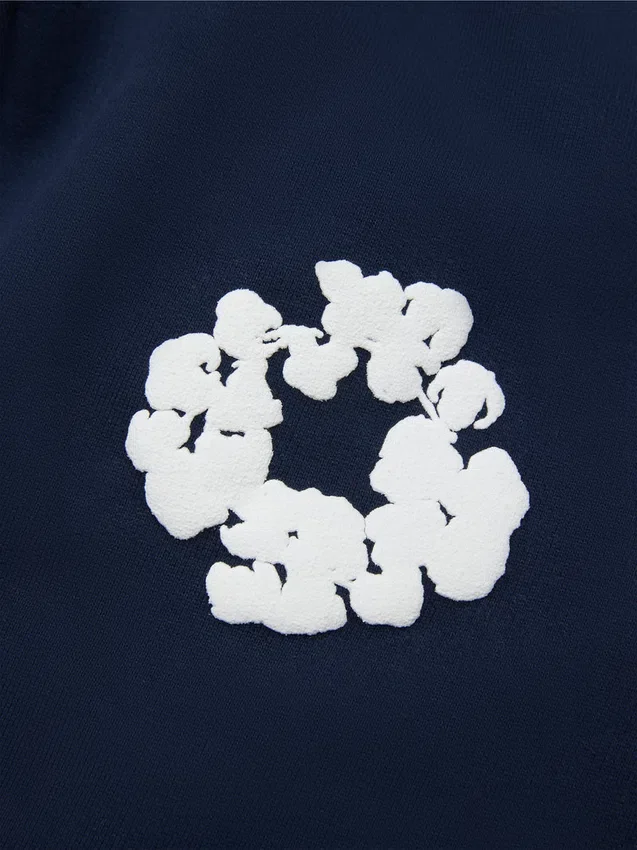Kinder-Cotton Wreath Sweatpant in Marineblau