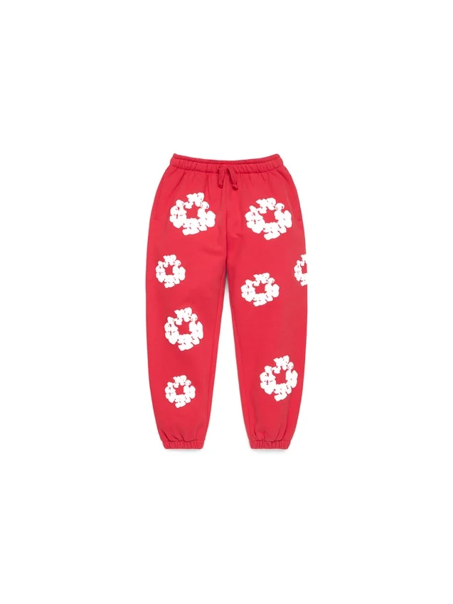 Kinder-Cotton Wreath Sweatpant in Rot