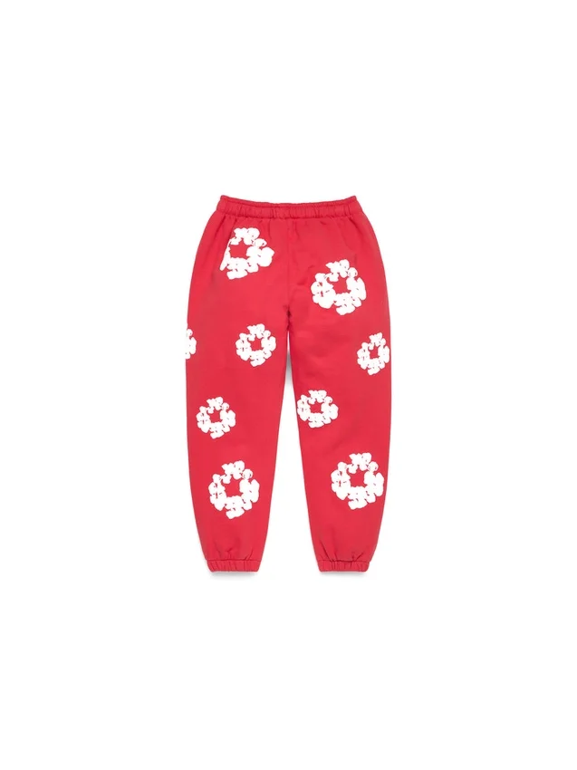 Kinder-Cotton Wreath Sweatpant in Rot