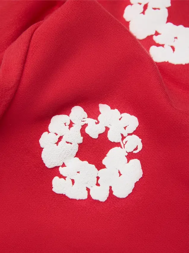 Kinder-Cotton Wreath Sweatpant in Rot