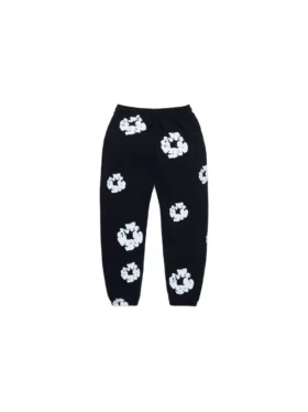 Kinder-Cotton Wreath Sweatpant, schwarz