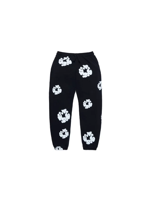 Kinder-Cotton Wreath Sweatpant, schwarz