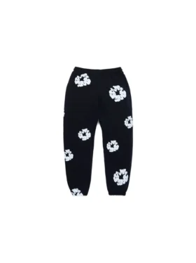 Kinder-Cotton Wreath Sweatpant, schwarz