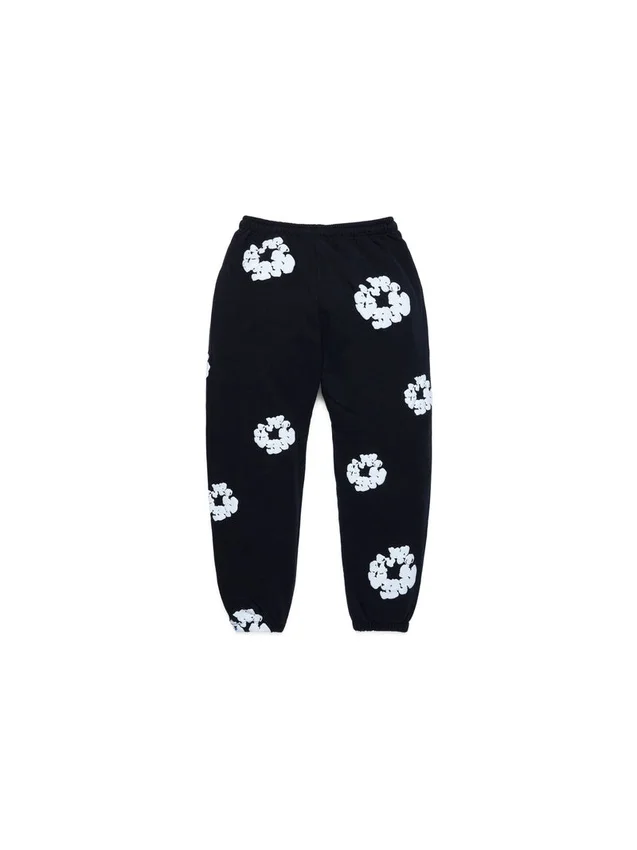 Kinder-Cotton Wreath Sweatpant, schwarz