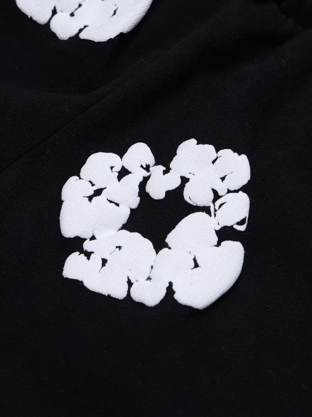 Kinder-Cotton Wreath Sweatpant, schwarz