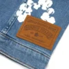 Kinder-Denim-Jeansjacke „Cotton Wreath“ in Hellindigo