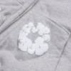Kinder-Kapuzenpullover mit Reißverschluss „Cotton Wreath“, grau