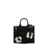 Kleine Canvas-Tasche „Cotton Wreath“