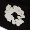 Kleine Canvas-Tasche „Cotton Wreath“