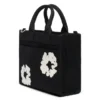 Kleine Canvas-Tasche „Cotton Wreath“