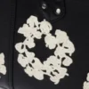 Kleine Ledertasche „Cotton Wreath“