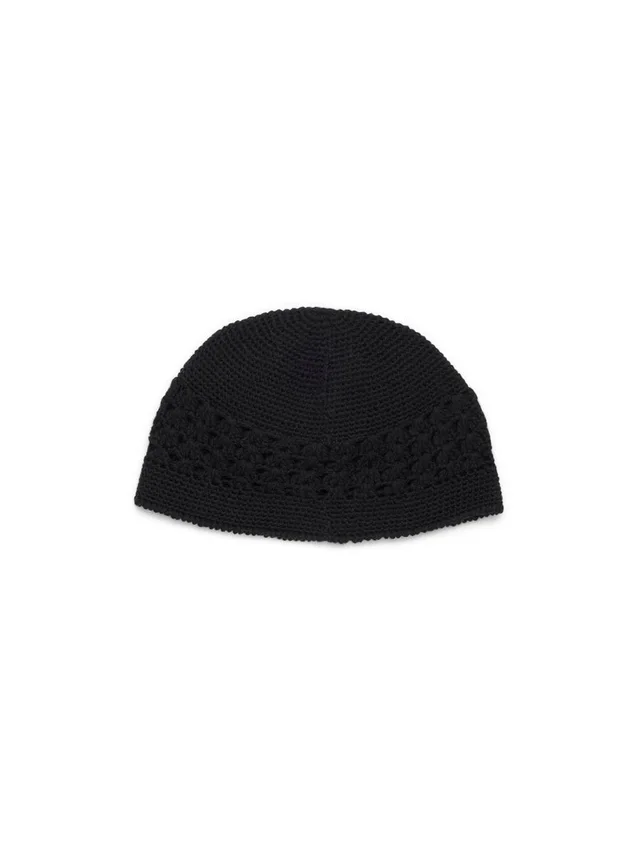 Kufi-Mütze, schwarz