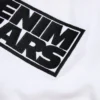 Larmes de Denim T-Shirt Weiß