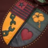 Libertas Crest Kapuzenpullover mit Reißverschluss, gewaschenes Braun