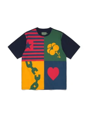 Libertas Crest T-Shirt, mehrfarbig