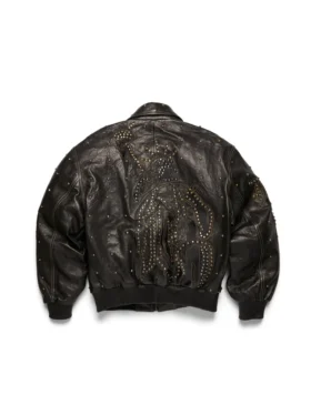 Libertas-Lederjacke mit Nieten
