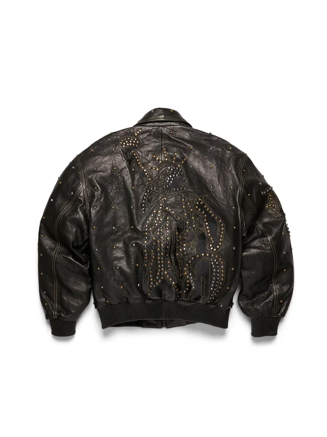 Libertas-Lederjacke mit Nieten