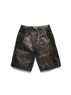 Libertas Ledershorts mit Nieten
