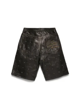 Libertas Ledershorts mit Nieten