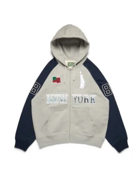 Libertas Rugby-Kapuzenpullover mit Reißverschluss
