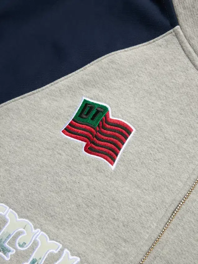 Libertas Rugby-Kapuzenpullover mit Reißverschluss