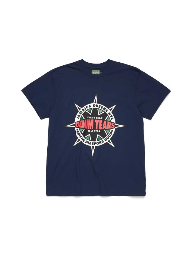 Libertas Star-T-Shirt, marineblau