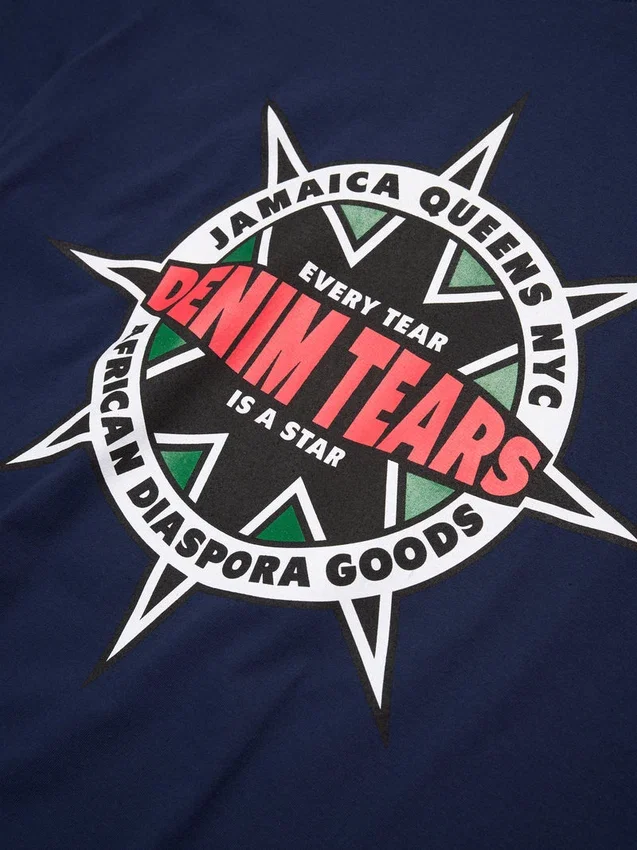 Libertas Star-T-Shirt, marineblau