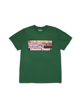 Liberty Rock Skyline T-Shirt Grün